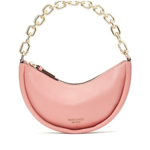 Kate Spade Smile Pebbled Leather Crossbody in Serene Pink - Picture 4 of 9